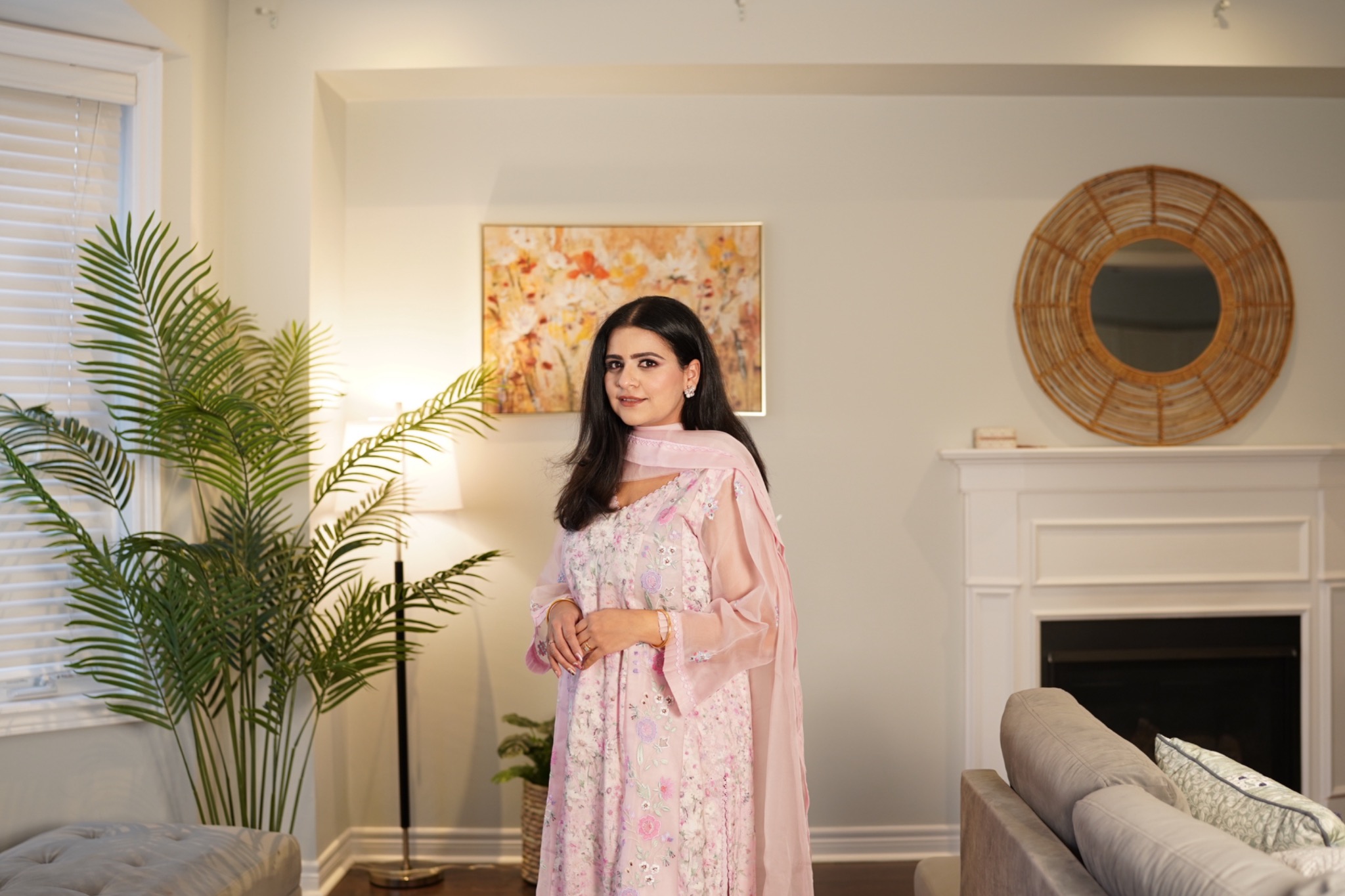 Gulbahar floral embroidered occasion wear craftsmanship
