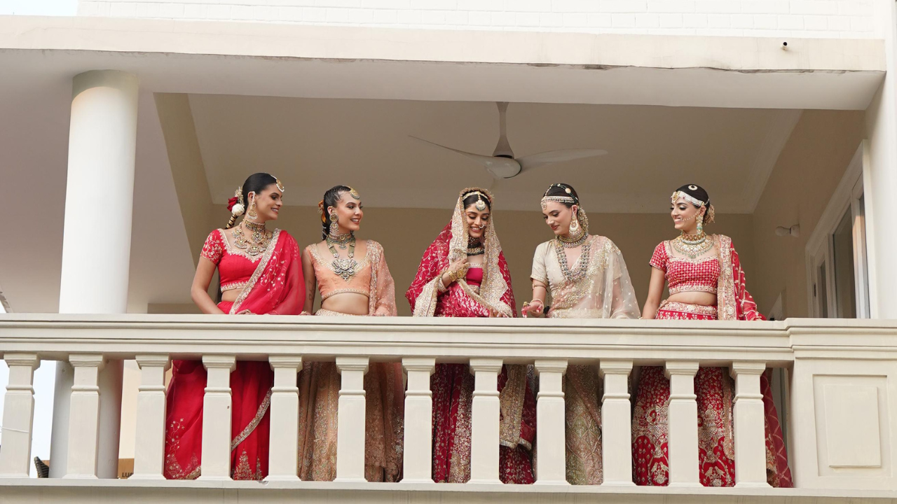 Gulbahar bridal collection featuring five handcrafted looks